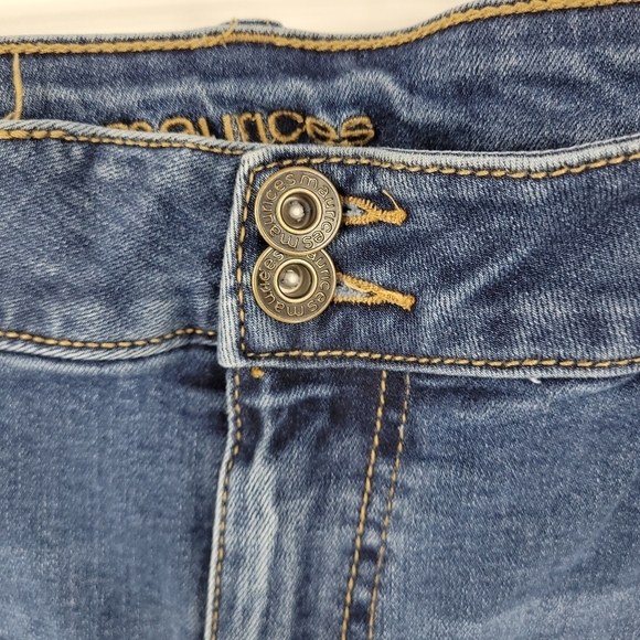 Maurices Womens Front Zip Pocket Skinny Jeans Size XXL - Picture 3 of 8